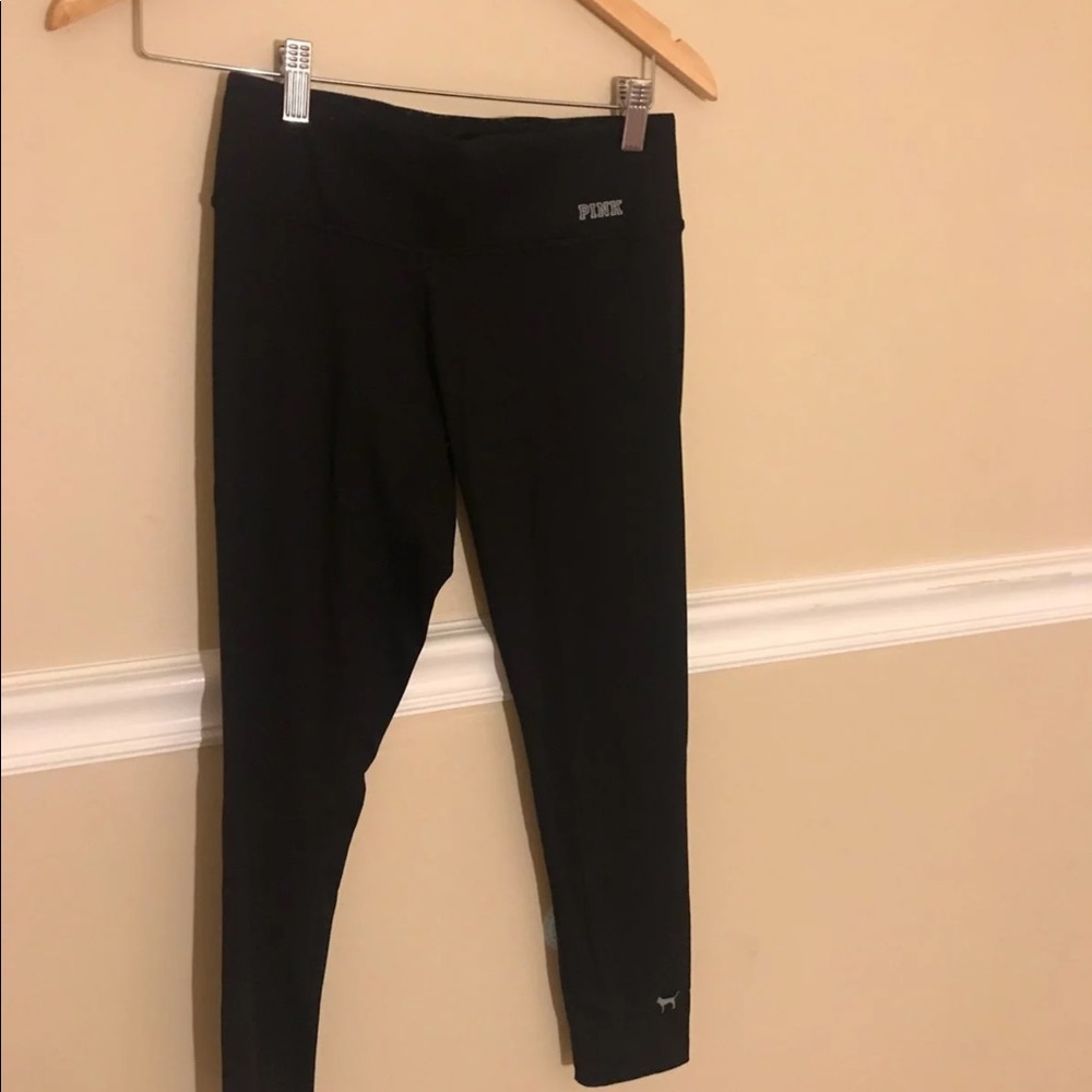 VS Pink HIGH WAIST COTTON ANKLE LEGGING
